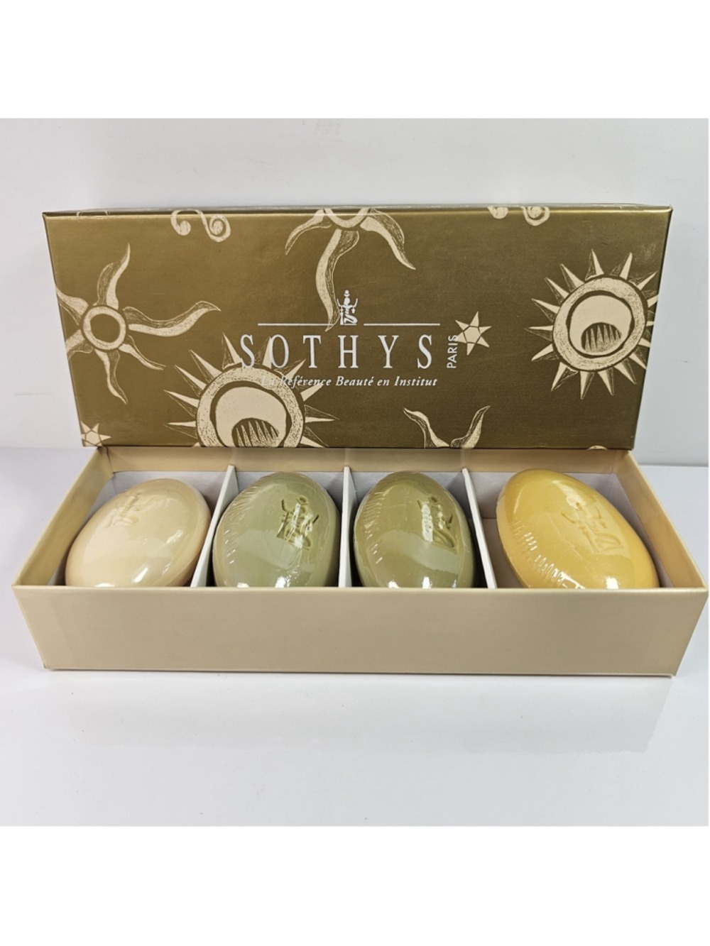 Sothys Paris Perfumed Soap Gift Set 4 x 50g Bars Factory Sealed in Box